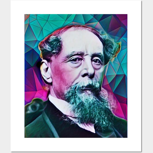 Charles Dickens Portrait | charlles dickens artwork 8 Wall Art by JustLit